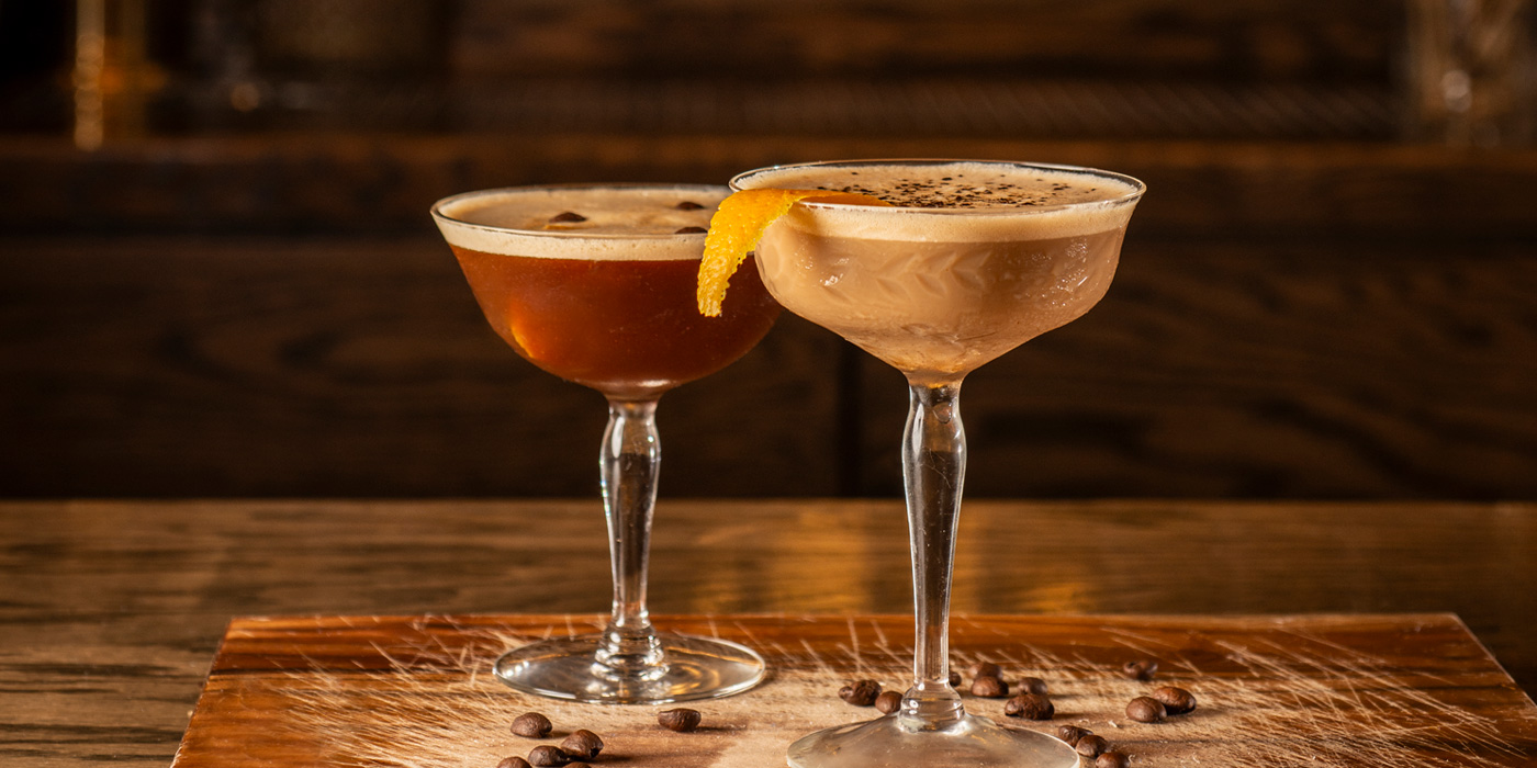 Espresso Martini cocktails